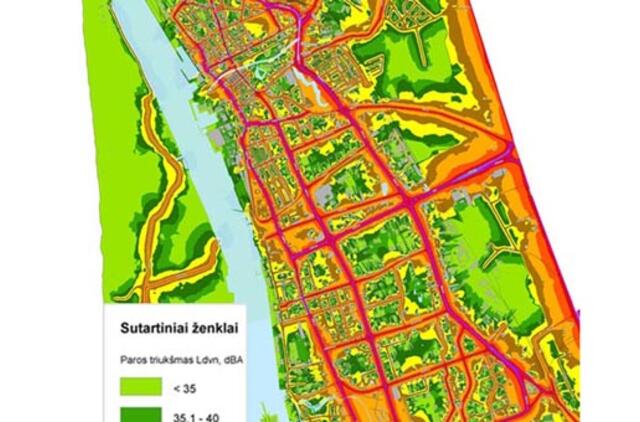 Vietoj ausų kištukų - strateginiai triukšmo žemėlapiai