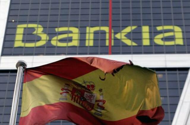 Ispanijos banko "Bankia" nuostoliai perkopė 4 mlrd. eurų