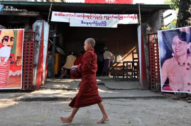 Ong San Su Či galėtų tapti Mianmaro prezidente