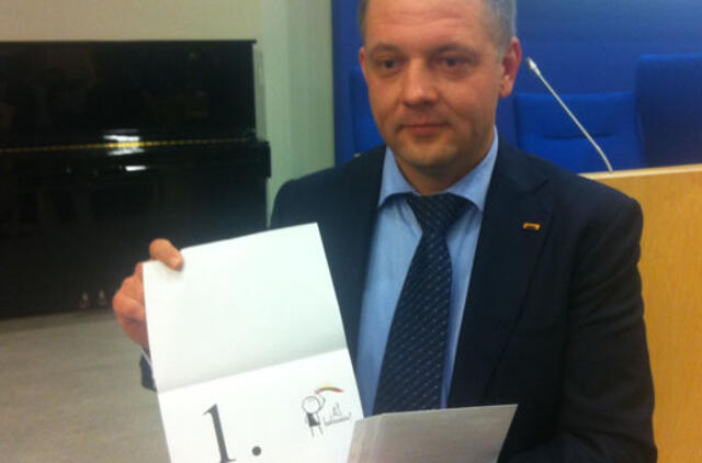 Partijos dalyvavo burtų traukimo ceremonijoje