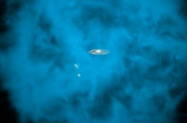 Paukščių Taką supa milžiniškas dujų debesis