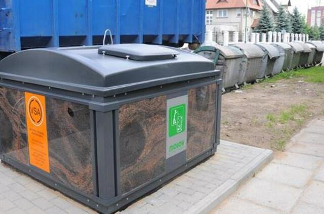 Požeminiams konteineriams mažinama kliūčių