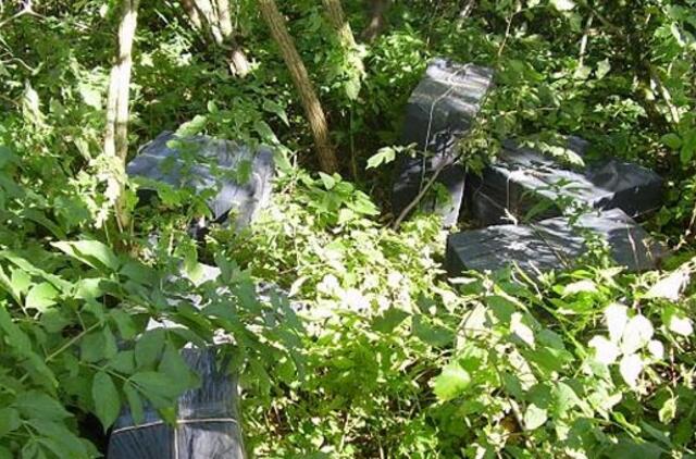 Sulaikytas Nemunu atplukdytas rūkalų krovinys