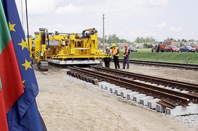 Sustabdytas projekto "Rail Baltica" konkursas