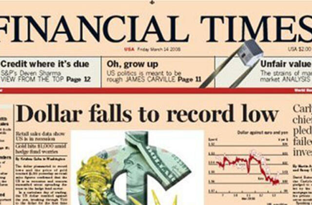 Analitikai sunerimę dėl "Financial Times" likimo