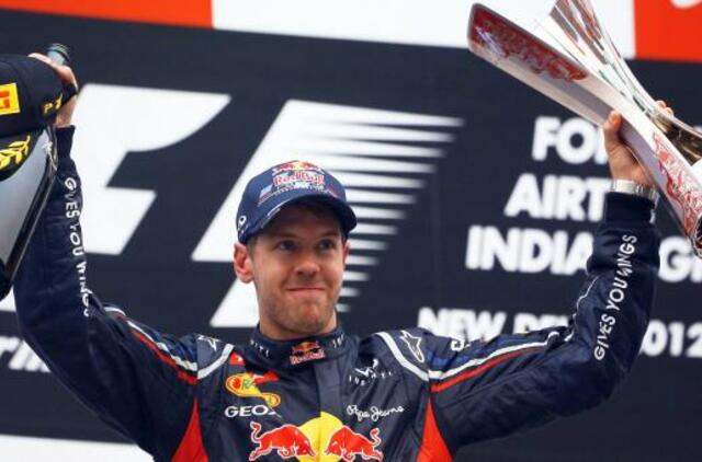 "Formulės-1" varžybose - ketvirtoji iš eilės vokiečio S. Fetelio pergalė