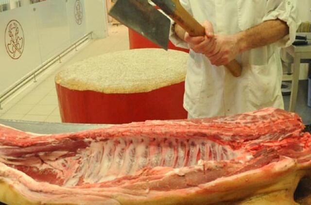 Galimai vogta kiauliena prekystalių nepasieks