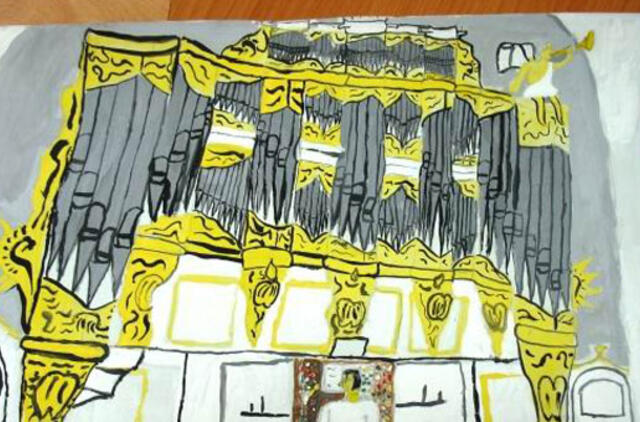 Ketvirtoko vargonų piešinys sužavėjo komisiją