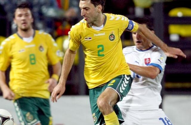 Lietuvos futbolo rinktinė pasaulio reitinge -110-oje vietoje