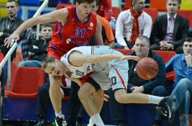 "Lietuvos rytas" po dramatiškos kovos nusileido CSKA