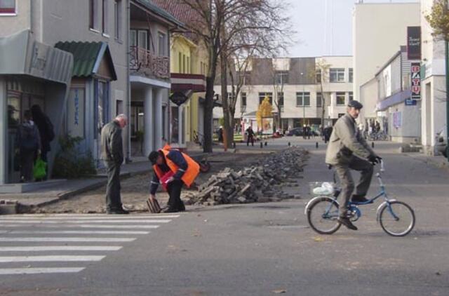 Palangiškiai piktinasi duokle pėstiesiems