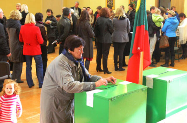 Pirmąją išankstinio balsavimo dieną savo valią pareiškė 0,92 proc. rinkėjų