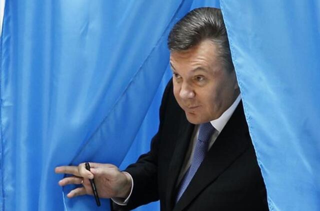 Ukrainos parlamento rinkimus tikriausiai laimės V. Janukovyčiaus partija