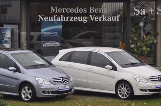 Vokietijoje naujų automobilių pardavimas smuko 11 proc.