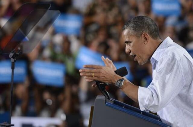 Apklausa: B. Obama turi daugiau šansų laimėti prezidento rinkimus