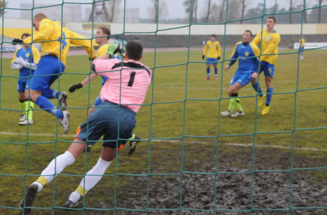 "Atlantas" nebežais pelkėtame Klaipėdos stadione