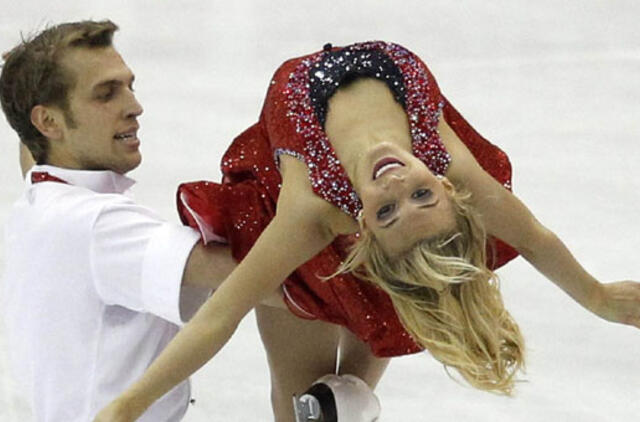 Čiuožėjai Izabela Tobias ir Deividas Stagniūnas varžybose Čekijoje - ketvirti