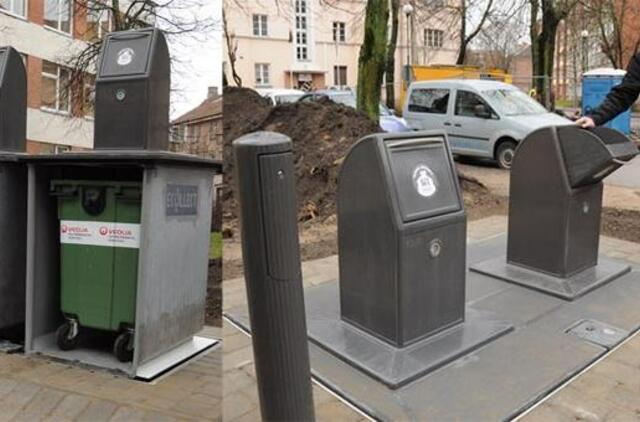 Konteinerių evoliucija: labai talpi šiukšliadėžė