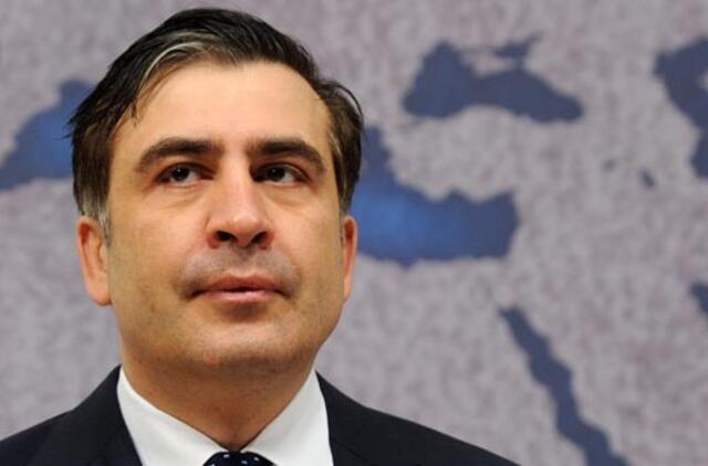 Michailas Saakašvilis atsisakė palikti savo rezidenciją
