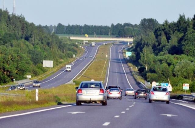 Nuo lapkričio automagistralėse - mažesnis greitis