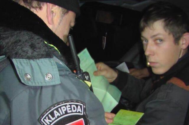 Plungės rajone pareigūnai tikrino visus iš eilės