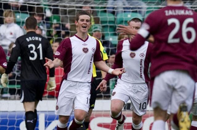 "Hearts" klubas Škotijos taurės turnyre pralaimėjo "Hibernian" futbolininkams