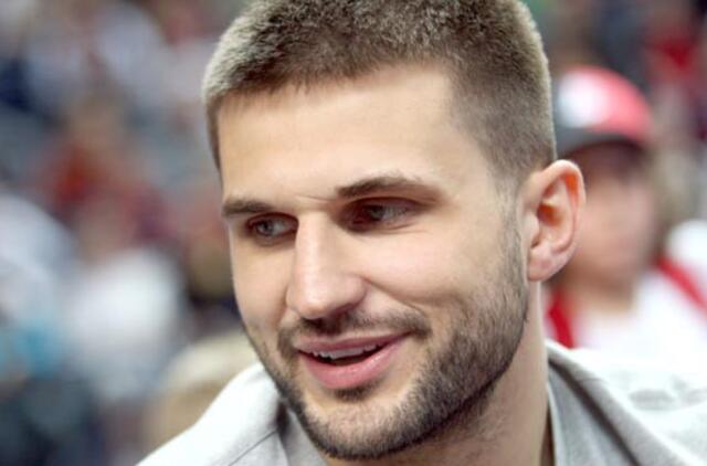 Krepšininkas Lina Kleiza per rungtynes su "Hornets" taškų nepelnė