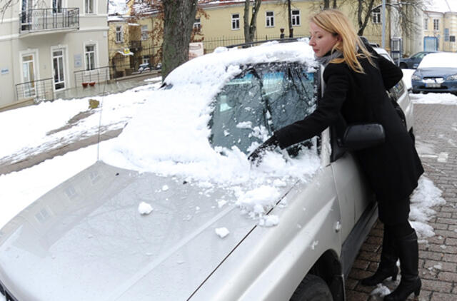 Moterims apie automobilius žiemą