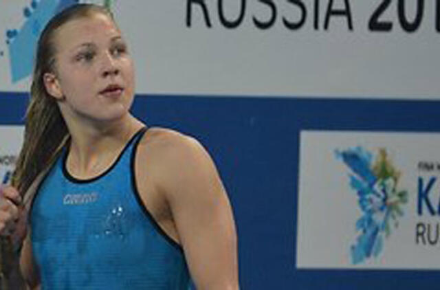 Plaukikė R. Meilutytė pagerino vėl Lietuvos rekordą ir pateko į pasaulio čempionato pusfinalį