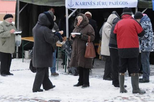 Pūga nesutrukdė gardžiuotis koše ir žuviene