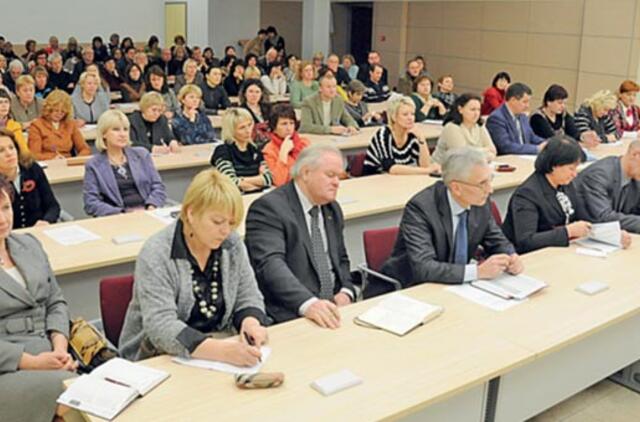 Švietimiečiai nori atsisakyti mokinio krepšelių