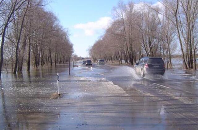 Apsemtame ruože - 55 cm vandens, kai kur -  plikledis