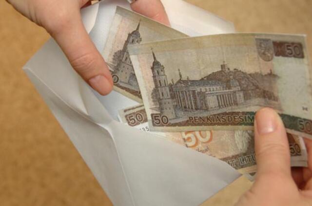 Baudos už abejingumą korupcijai