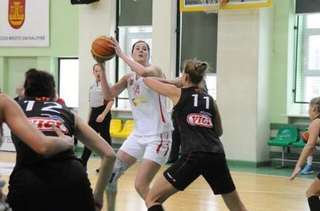 Čempionato lyderių dvikovoje triumfavo klaipėdietės