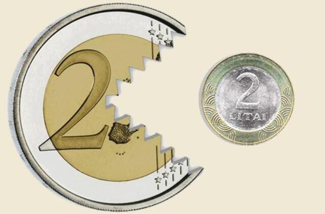 Daugiau nei pusė Lietuvos gyventojų nenori euro