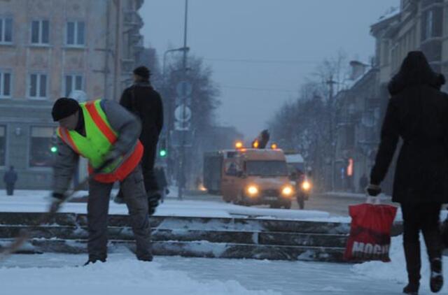 Dėl plikledžio traumų nedaug