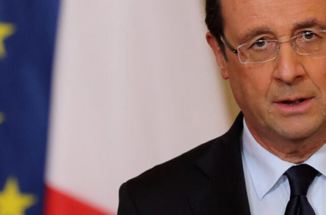 Fransua Olandas: Prancūzija nepasiduos teroristų šantažui