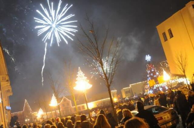 Klaipėdiečiai Naujuosius šventė ramiau nei Kalėdas
