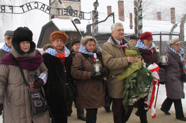 Lenkija: paminėtos Aušvico-Birkenau koncentracijos stovyklos išvadavimo metinės