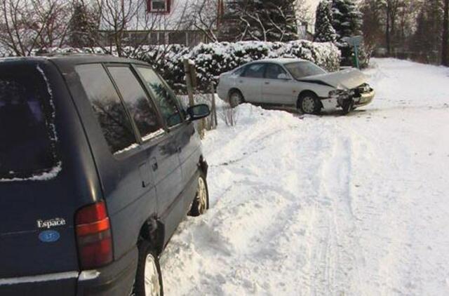 Nepastebėjo automobilio, nes pasidarė bloga