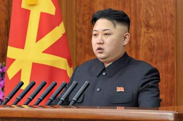 Po ilgos pertraukos šiaurės korėjiečius Naujųjų metų proga pasveikino šalies vadovas