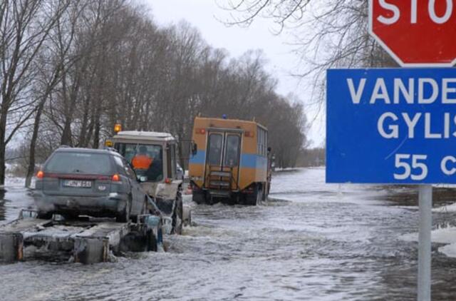 Potvynis atšalus keičia gyvenimą