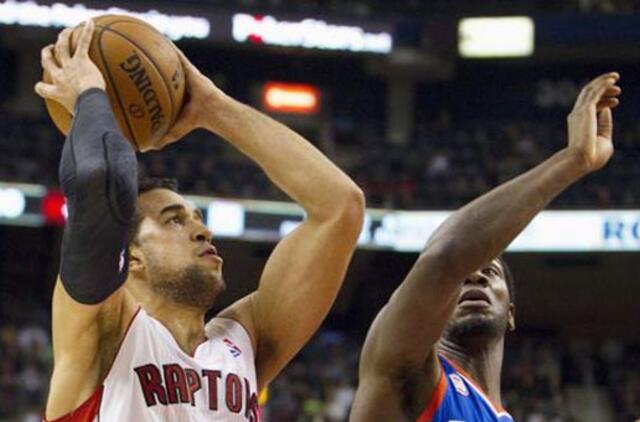 "Raptors" komanda šventė pergalę, o "Rockets" krepšininkai pralaimėjo