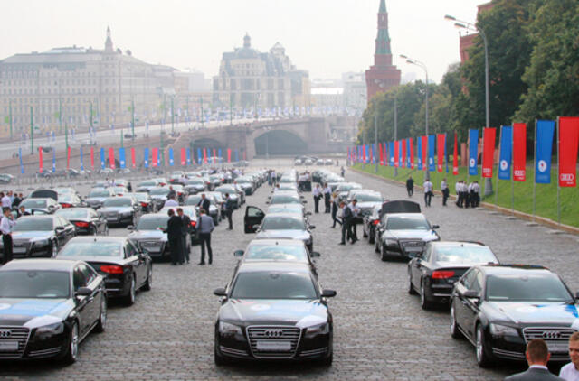 Rusijoje prekyba naujais automobiliais išaugo 21 proc.