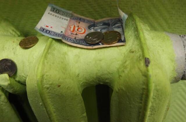 Šildymas gruodį: už 60 kv. m - per 350 litų