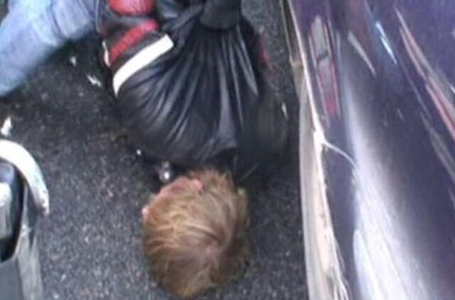 Kretingoje sulaikytas kalėjimo vengęs mašinvagis (video)