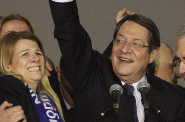 Naujuoju Kipro prezidentu išrinktas N. Anastasiadis