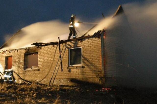 Per gaisrą apdegė vaikai