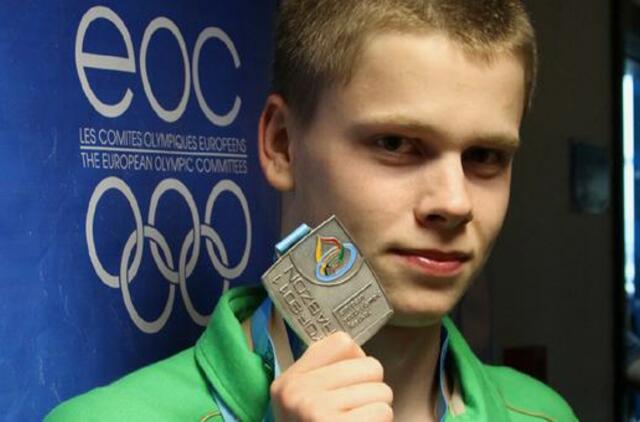 Plaukikas D. Rapšys Alytuje pagerino dar vieną Lietuvos rekordą