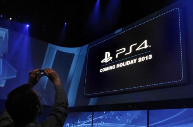"Sony" Niujorke pristatė naują "PlayStation 4" žaidimų konsolę
